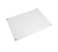 EMUKOEP Calendrier magnétique effaçable à sec en acrylique, transparent, réutilisable, avec 6 marqueurs pour réfrigérateur, économise de l'espace et organise la vie quotidienne