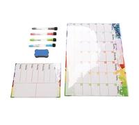 EMUKOEP Calendrier magnétique pour réfrigérateur - Multi-usages - Caoutchouc - Calendrier magnétique coloré - Animal de compagnie pour le réfrigérateur
