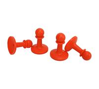 EMUKOEP Capuchon de Protection Contre la Foudre pour Tente de Camping, Couverture de Support Anti-Tonnerre avec Isolation Antistatique TPR, pour Camping, Randonnée, Alpinisme, Auvent (Orange)