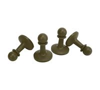 EMUKOEP Capuchon de Protection Contre la Foudre pour Tente de Camping, Couverture de Support Anti-Tonnerre avec Isolation Antistatique TPR, pour Camping, Randonnée, Alpinisme, Auvent (Vert OD)