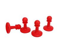 EMUKOEP Capuchon de Protection Contre la Foudre pour Tente de Camping, Couverture de Support Anti-Tonnerre avec Isolation Antistatique TPR, pour Camping, Randonnée, Alpinisme, Auvent (Rouge)