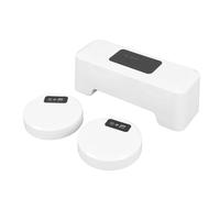 EMUKOEP Chasse D'eau Automatique avec Presse électrique, Têtes de Remplacement à Détection Intelligente, Kit D'utilisation Pratique