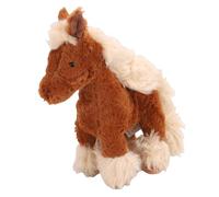 EMUKOEP Cheval en Peluche, Poupée Cheval Magnifiquement Conçue, Animal en Peluche Confortable pour Enfants et Collectionneurs, Doux, Adorable et Prêt pour L'Aventure (Brun)