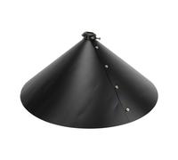 EMUKOEP Clapet d'écureuil, protège les mangeoires à oiseaux, avec guide-écureuil en PVC pour jardin, véranda, cour (style barre (avec clips fixes hauts et courts)