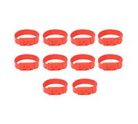 EMUKOEP Collier de Chèvre 10 Pièces pour Marquer la Mammite chez Les Moutons en Lactation pour Un Isolement et des Soins Renforcés (36 cm Rouge)