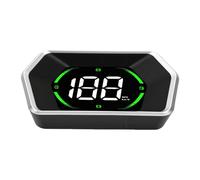 EMUKOEP Compteur de Vitesse Numérique GPS avec Affichage LED Vert à