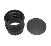 EMUKOEP Contrôle de Moulin à café, Récipient de Grains, Outil de Nettoyage de Moulin à café en Silicone avec Couvercle en Aluminium pour les Pièces du Compartiment à HC600 900N