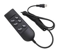 EMUKOEP Contrôleur Inclinable électrique à 2 Moteurs, Commande de Main de Chaise de Levage, 6 Touches, Connecteur à 5 Broches, pour Les Canapés de Levage, Configuration Facile
