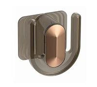 EMUKOEP Crochet à chaussures, montage mural, avec perceuse, multifonction, pour entrée, salle de bain, cuisine, chambre à coucher (marron)