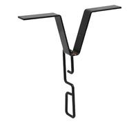 EMUKOEP Crochet de Suspension Robuste en Fer en Forme de V pour Chaîne de Pluie, Clip Adaptateur pour Gouttière pour Descente Pluviale, Chaîne de Pluie Suspendue avec Gouttières