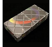 EMUKOEP Cubes de Puzzle Pliants à 8 Panneaux, Exercice de Coordination œil-Main pour Le Développement de L'intelligence des Enfants (Noir A)