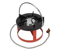 EMUKOEP Cuisinière à Gaz de Camping Fendue à Poignée Portable avec Support Stable pour une Cuisine Extérieure Sécurisée Puissance 2700 W Acier Inoxydable 7,1 X 5,1 Pouces