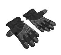 EMUKOEP d'hiver pour écran Tactile, Doublés en Polaire, Imperméables pour Temps Froid avec Poignées Antidérapantes en Silicone, pour Hommes et Femmes, Course à Pied, Cyclism