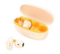 EMUKOEP Écouteurs à Clipser Écouteurs sans Fil Bluetooth à Oreille Ouverte Pilotes de 18,2 Mm 40 Heures de Lecture IPX7 étanche avec IA Appels Clairs pour Le Sport, Les (Orange)