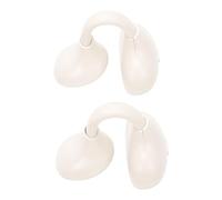EMUKOEP Écouteurs à Clipser Écouteurs sans Fil Bluetooth à Oreille Ouverte Pilotes de 18,2 Mm 40 Heures de Lecture IPX7 étanche avec IA Appels Clairs pour Le Sport, Les (Blanche)