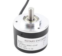 EMUKOEP Encodeur Rotatif 50 Mm, Conception Robuste et Efficace (360P/R) | Construction entièrement métallique, corps en acier inoxydable, utilisation légère et compacte, fiable, adaptée à diverses