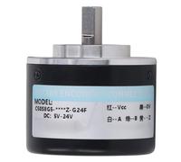 EMUKOEP Encodeur Rotatif 50 Mm, Conception Robuste et Efficace (400P/R) | Construction entièrement métallique, corps en acier inoxydable, utilisation légère et compacte, fiable, adaptée à diverses