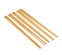 EMUKOEP Ensemble de Baguettes en Acajou Fabriquées à la Main, Baguettes Légères Incrustées de Personnages Porte-bonheur, Cadeau Exclusif pour la Maison (Cinq paires de coffrets cadeaux en