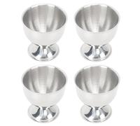 EMUKOEP Ensemble de Coquetiers en Acier Inoxydable Résistant aux Hautes Températures pour Faire Bouillir et Cuire à la Vapeur les œufs capacité de 40 Ml pour les Amateurs de Cuisine