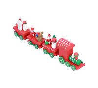 EMUKOEP Ensemble de Jouets de Modèle de de Noël en Bois Massif coloré, Apparence Exquise, pour Les Enfants de 3 Ans et Plus, Belle Décoration de Noël, 4 X Modèle de de (Type C (12x8x5,4 cm /