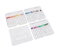 EMUKOEP Ensemble de Marqueurs de Peinture Acrylique de 36 Couleurs, Artisanat des œuvres D'art Incroyables et Projets Accrocheurs sans Effort avec 36 Couleurs Vibrantes, Adaptées aux