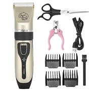 EMUKOEP Ensemble de Rasier pour Animaux de Compagnie, Bruyant Bas, Rechargeable, pour les Chiens et les Chiots, la Tondeuse à Cheveux, la Foi de Revêtement électrique