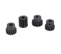 EMUKOEP Ensemble D'engrenages de Pignon de Moteur M1 Durable de 5 Mm, Installation Facile à Faible Bruit 25DP/1,0 M, 12T 13T 14T 15T pour Engrenage de Moteur de Voiture RC, pour Voiture 1/8 RC, 4