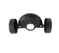 EMUKOEP Fixation de Roues de Taille-Bordures, Hauteur Confortable Réglable pour Le Jardinage Domestique, Roue de Support en Plastique