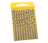 EMUKOEP Foret à Spirale à Tige Droite en Acier de Haute qualité, Foret à Tarière à 3 Points pour Perceuse électrique 20 Pièces ((Acier rapide 5,5 10 pièces/boîte 4241))