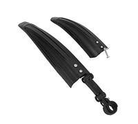 EMUKOEP Garde-Boue Avant Arrière de Vélo Garde-Boue Flexible Durable pour VTT de Route 20-26 Pouces (Noire)
