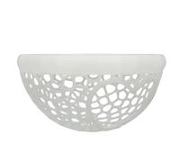 EMUKOEP Grotte de Crevettes Flottante en Forme de Cœur, Hamac Betta Flottant, Abri de Crevettes, Grotte Flottante D'aquarium avec Matériau PLA pour la Relaxation des Poissons et l (Beige)