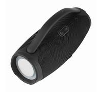 EMUKOEP Haut-Parleur Bluetooth sans Fil Portable avec Basses Tonitruantes pour Concerts en Plein Air Temps de Lecture Très Long Haut-Parleur Bluetooth RVB pour Randonnée et Camping ABS Noir (Noire)