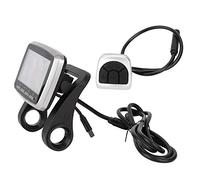 EMUKOEP Instrument Intelligent VLCD-5 pour Vélo électrique avec Affichage de la Consommation de Batterie, Tension DC 11 V-60 V, Taille 4,1 X 3 Pouces, Mesure de 1 à 12 Impulsions, pour Les Cyclistes