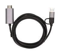 EMUKOEP Interface Multimédia 4K HD Carte de Vidéo Enregistreur USB de Type C pour Caméscope DVD, Large compatibilité pour Les Conférences en Ligne en Streaming en Direct