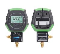 EMUKOEP Jauge de Collecteur Numérique Pression de Climatisation Compteur de Température Sous Vide Testeur de Réfrigérant AC 90 Réfrigérants Précision de 0,5% avec Rétro-éclairage