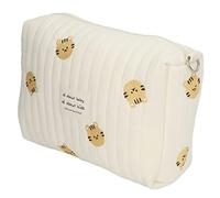 EMUKOEP Joli sac organisateur sac à langer pochette de rangement en coton doux sac poussette sacs cosmétiques pour voyage, #011, Tiger Head, Organiseur de sac