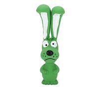 EMUKOEP Jouet pour Chien Grinçant Non Toxique, Jouet de Lapin Amusant en Latex pour Jeu Interactif, à Mâcher pour Animaux de Compagnie Anti-Stress, 17x4cm