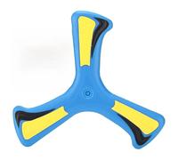 EMUKOEP Jouet Volant Interactif avec Bords Arrondis pour Enfants, Matériau en Mousse EVA Durable, 25 X 13,5 Cm, Idéal pour Jouer en Plein Air (Bleu)