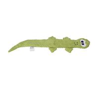 EMUKOEP Jouets à Mâcher en Peluche pour Chien, Lézard Couinant, Fournitures pour Animaux de Compagnie, Nettoyage des Dents Lavable en Machine, pour Petits, Moyens et Grands Chiens (Vert)