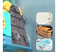 EMUKOEP Jouets de Bain pour bébé avec Pomme de Douche, Jouets à Succion, Dinosaure de Dessin animé, Mignon Bord Lisse, Ventouse Forte, D'eau de Baignoire pour bébé (Dinosaure)