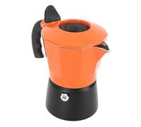 EMUKOEP Jug Moka, Cafetière à Cuisinière, 2 Vannes, Alliage en Aluminium, Résistant à la Chaleur, Isolant Thermique, Machine à café, Pot pour le Bureau et à la Maison (6 tasses 300 ml)