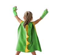 EMUKOEP Kids Dinosaurs Cap Dino Fancy Dishing One Size Halloween Costumes Party Costumes For Children âgé de 3 à 8 Ans (Vert)
