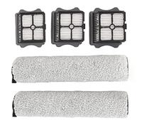 EMUKOEP Kit de Filtre de Brosse à Rouleau de Rechange, Outil de Nettoyage Doux et Efficace pour Lave-sol Filaire STEAM, Fibre ABS Haute Résistance HEPA, Facile à Entretenir, pour la Réduction des