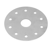 EMUKOEP La Plaque de Diffusion de Chaleur en Acier Inoxydable Empêche Efficacement les Brûlures pour La Cuisinière à Gaz, Parfaite pour La Cuisson Lente (Diamètre 12,3 cm)