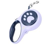 EMUKOEP Laisse Rétractable pour Chien, Laisse Télescopique Automatique pour Animaux de Compagnie avec Prise Confortable pour Les Chiens de Petite et Moyenne Taille Marchant en Plein Air (Noire)