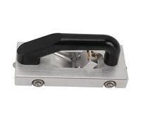 EMUKOEP Lame de Type U, avec Roues, Machine à Rainure, Alliage en Aluminium, Machine Manuelle de Rain