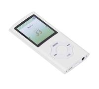 EMUKOEP Lecteur MP3 MP4 Ultra Fin, écran Couleur 1.8 Pouces, Lecteur de Musique HiFi Portable pour Divertissement et études, en Alliage D'aluminium (Argent)