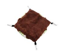 EMUKOEP Lit Suspendu Doux à Double Couche pour Animaux de Compagnie, Couleur Vive, Chaud et Confortable, pour Petits Animaux et Oiseaux (35 * 35)