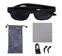 EMUKOEP Lunettes à Dents Bleues, Lunettes de Soleil pour Musique en Plein Air avec écouteurs sans Fil Intelligents Profitez de la Musique en Déplacement Intelligentes à Dents