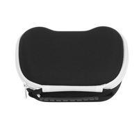 EMUKOEP Mallette de Rangement pour Contrôleur de Jeu, en Nylon Dur, Portable pour la Série X S, Protection des Contrôleurs de Jeu, Transport de Voyage (Fermeture éclair Noire et Blanche)